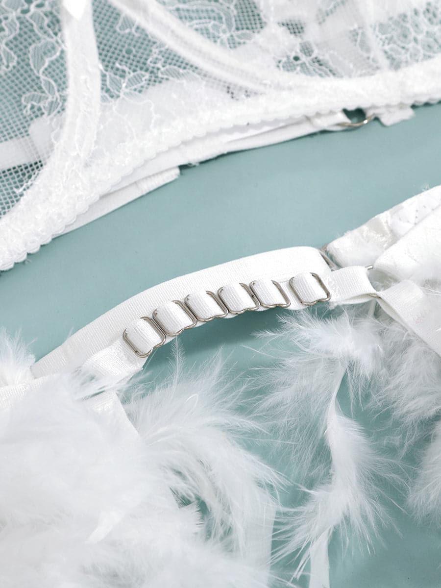 Lace Plumage Bra Set MSL002 - MISS ORD