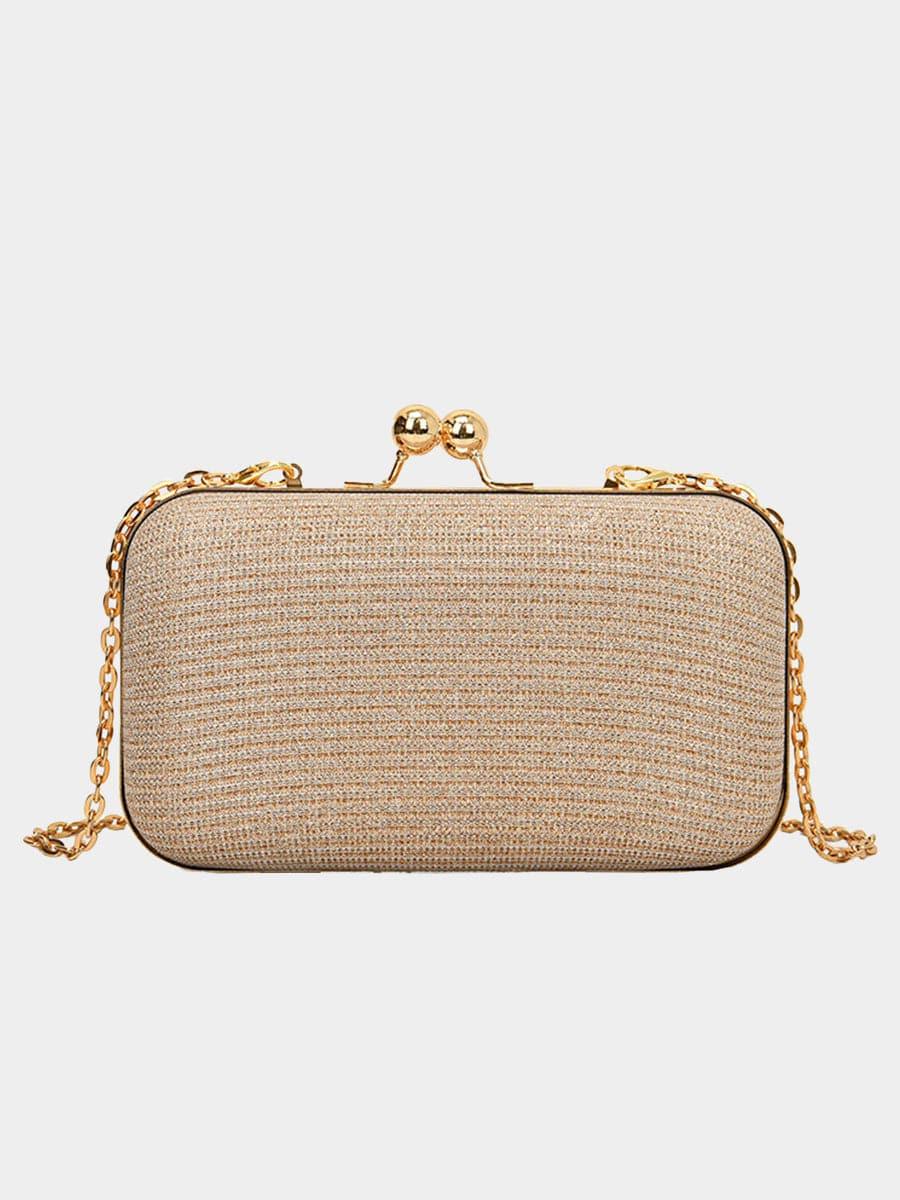 Glitter Chain Box Evening Clutch Bag MNBF094 - MISS ORD
