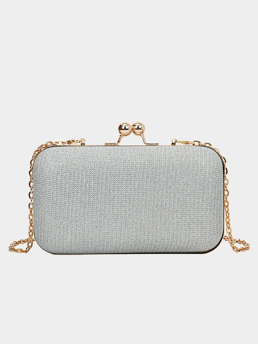 Glitter Chain Box Evening Clutch Bag MNBF094 - MISS ORD