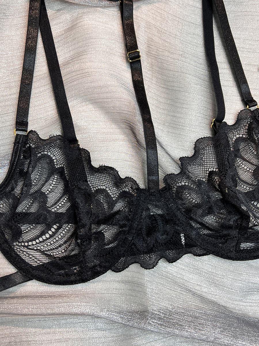 Halter Butterfly Lingerie Set MSL008 - MISS ORD