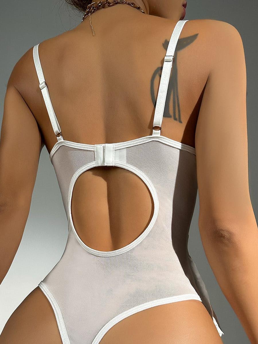 Lace See through Lingerie Teddy MSS10022 - MISS ORD