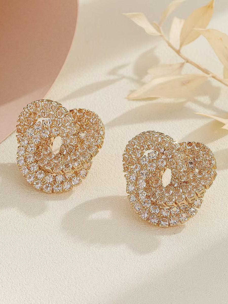 Stylish Banquets Rhinestones Earrings MSE20012 - MISS ORD
