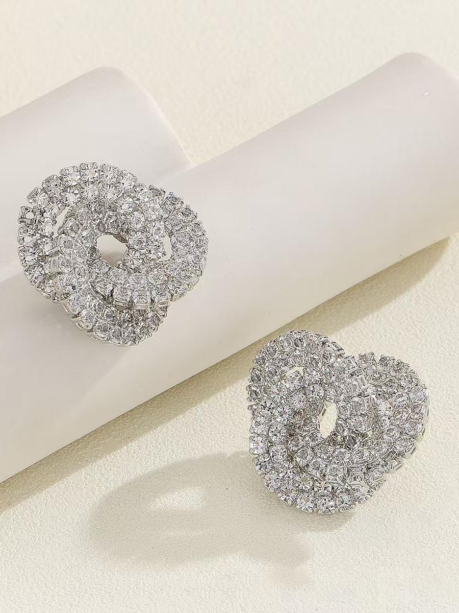 Stylish Banquets Rhinestones Earrings MSE20012 - MISS ORD