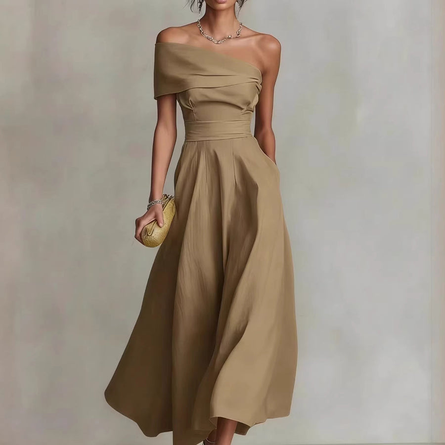 One Shoulder A-line Prom Dress XF251336