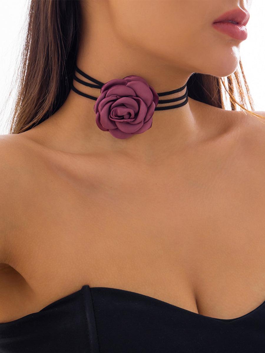 Sweet Free Knotted Camellia Necklace MSN20002 - MISS ORD