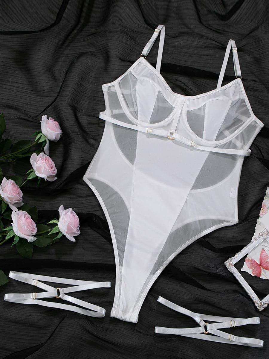 Mesh Patchwork Sexy Teddy MSL001 - MISS ORD