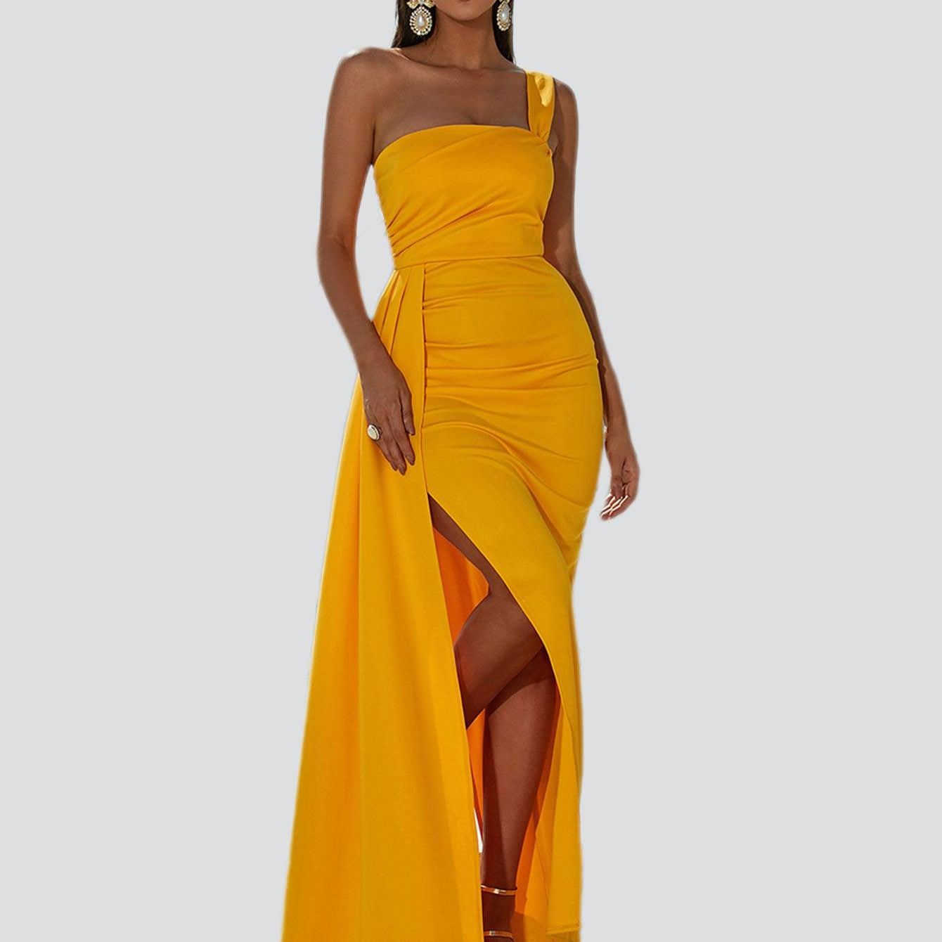 Draping Maxi Prom Dress XJ1050 - MISS ORD