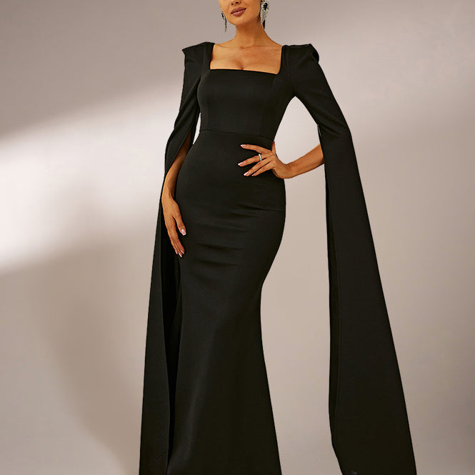 Formal Square Neck Mermaid Dress XJ878