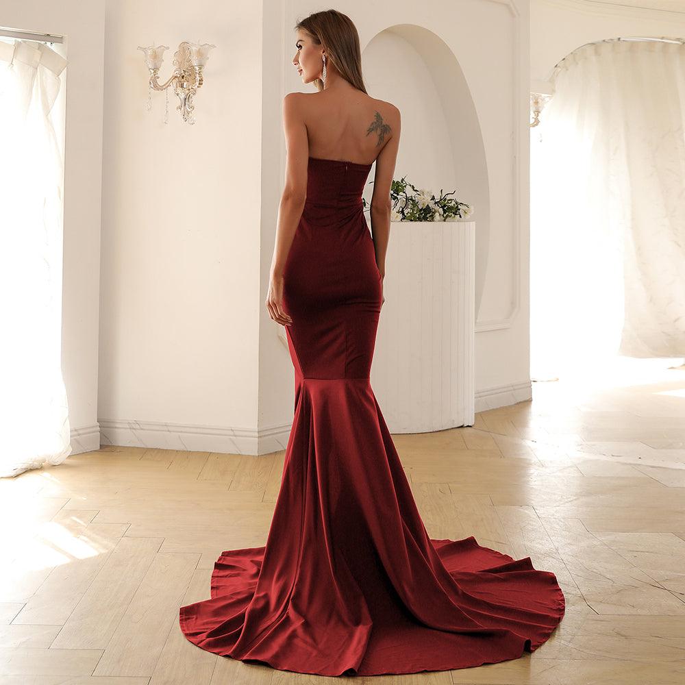 Strapless Mermaid Evening Dress FT1683 - MISS ORD