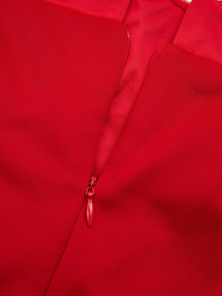 Off Shoulder Ruffled Evening Dress M02117 - MISS ORD