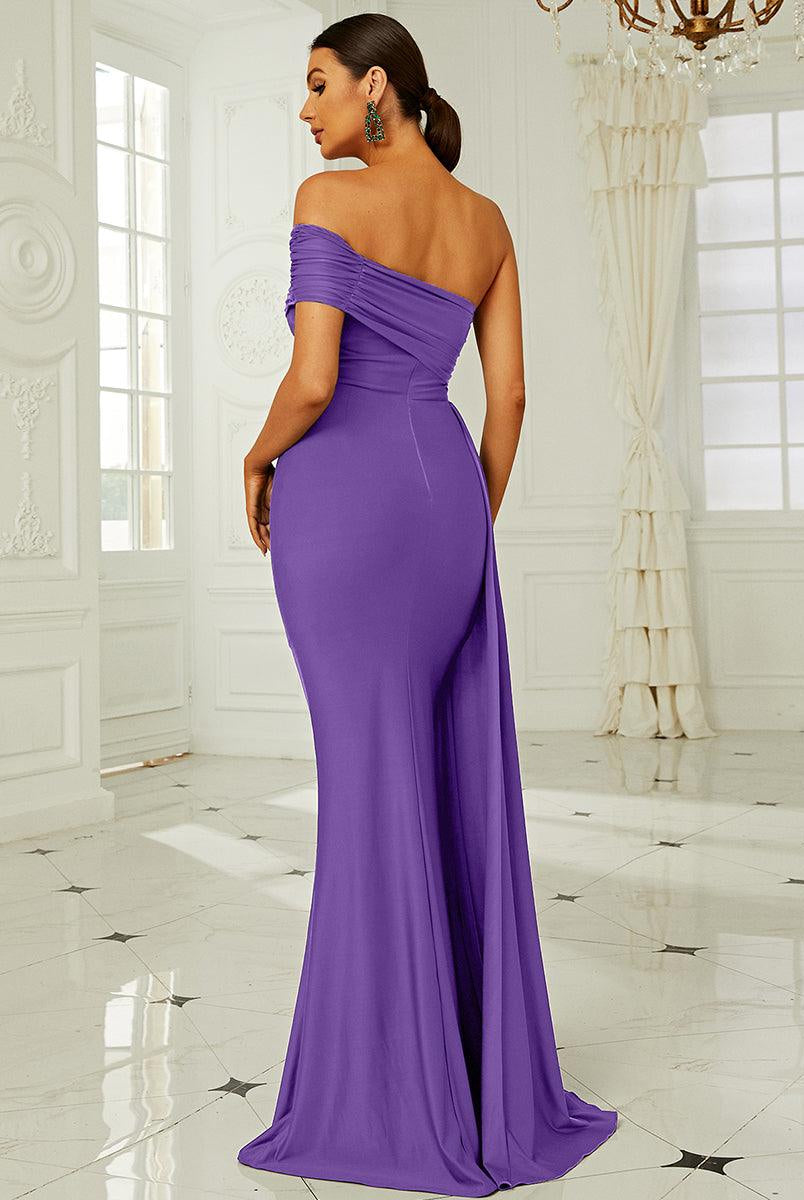 Draping Emerald Green Dress XH2158 - MISS ORD