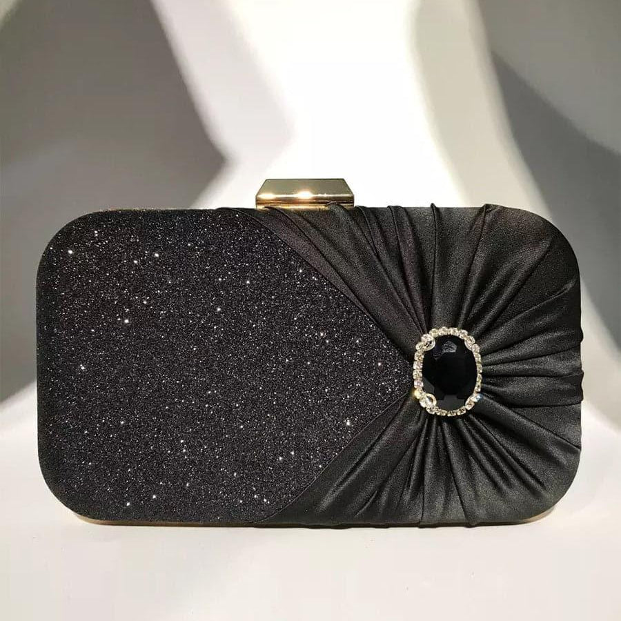 Inlaid Stone Clutch Bag MNBF080 - MISS ORD