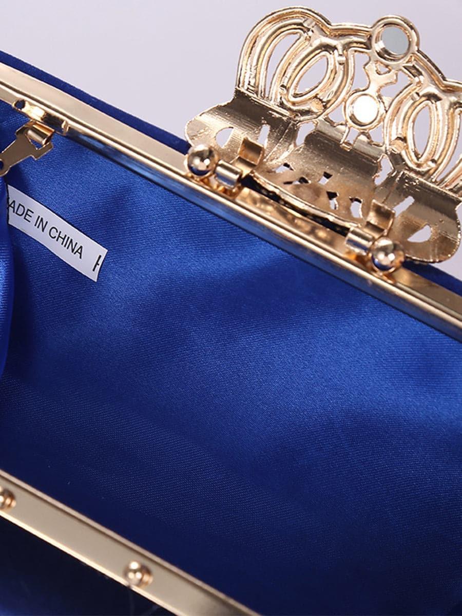 Shine Inlay Rhinestone Evening Box Clutch bag Shoulder MNBF008 - MISS ORD