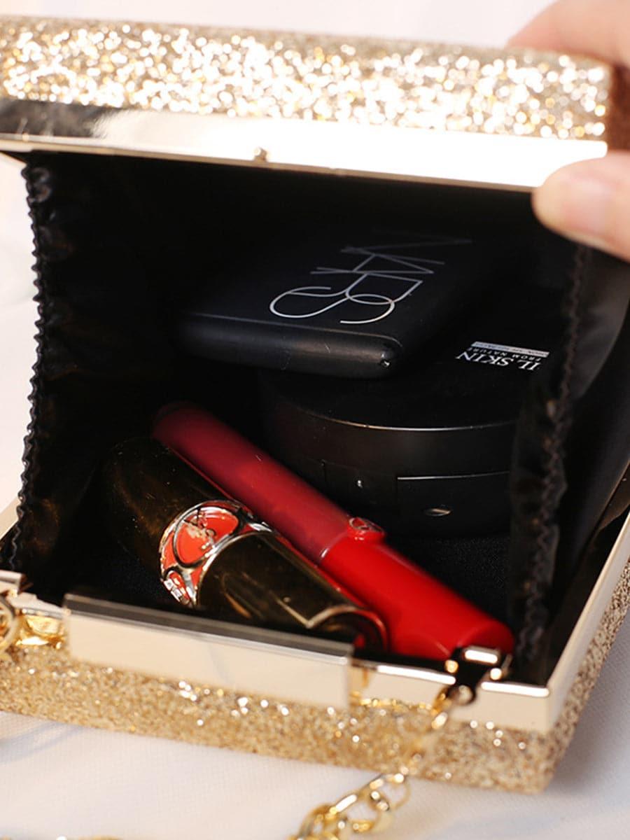 Shiny Inlay Stone Chain Party Wedding Clutch Bags MNBF066 - MISS ORD