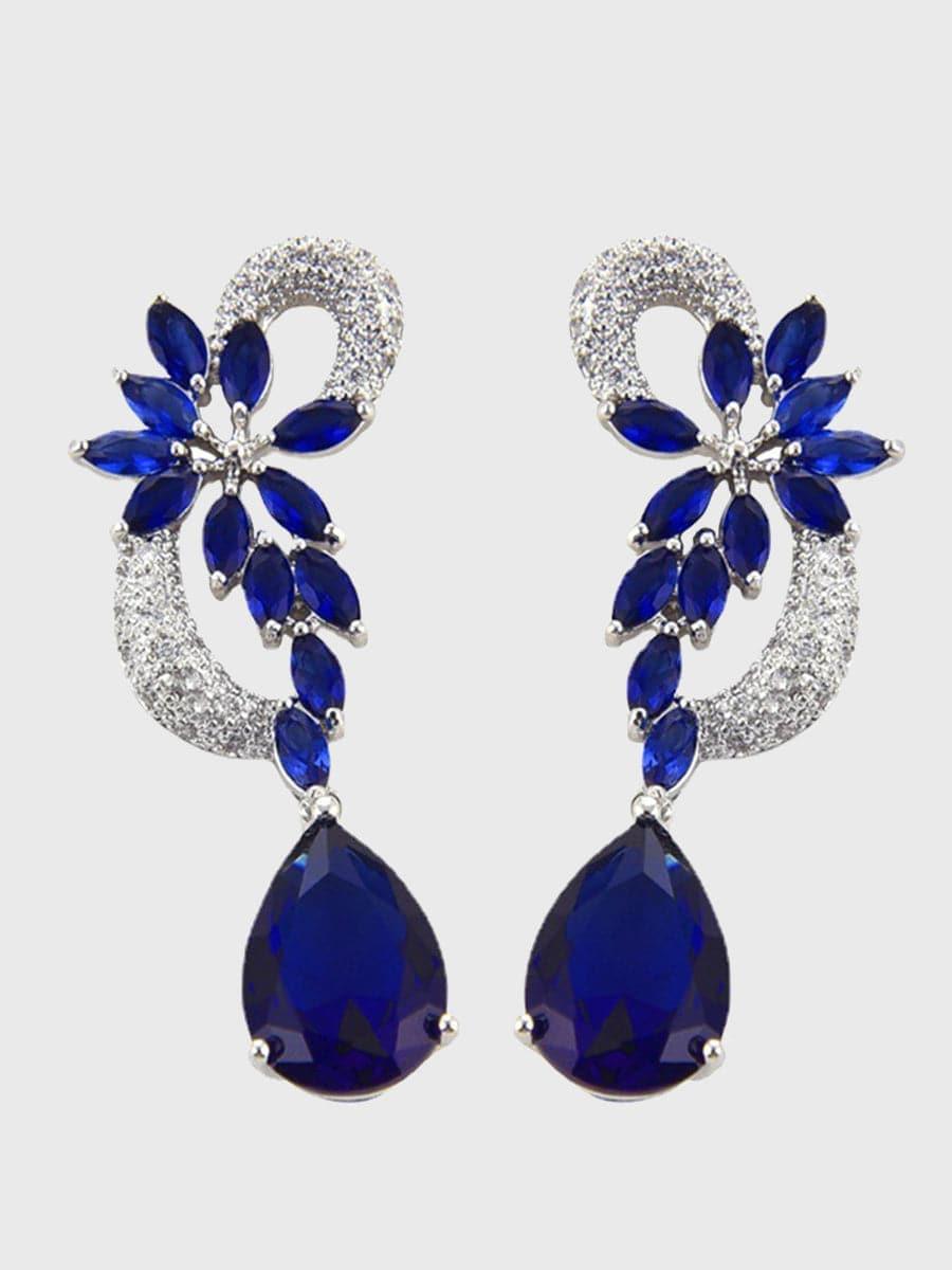 Missord Pear Cut Cubic Zirconia Drop Earrings MSE101059 - MISS ORD