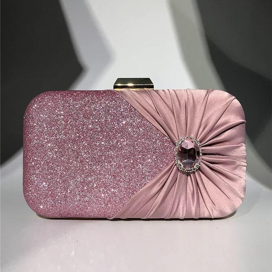 Inlaid Stone Clutch Bag MNBF080 - MISS ORD