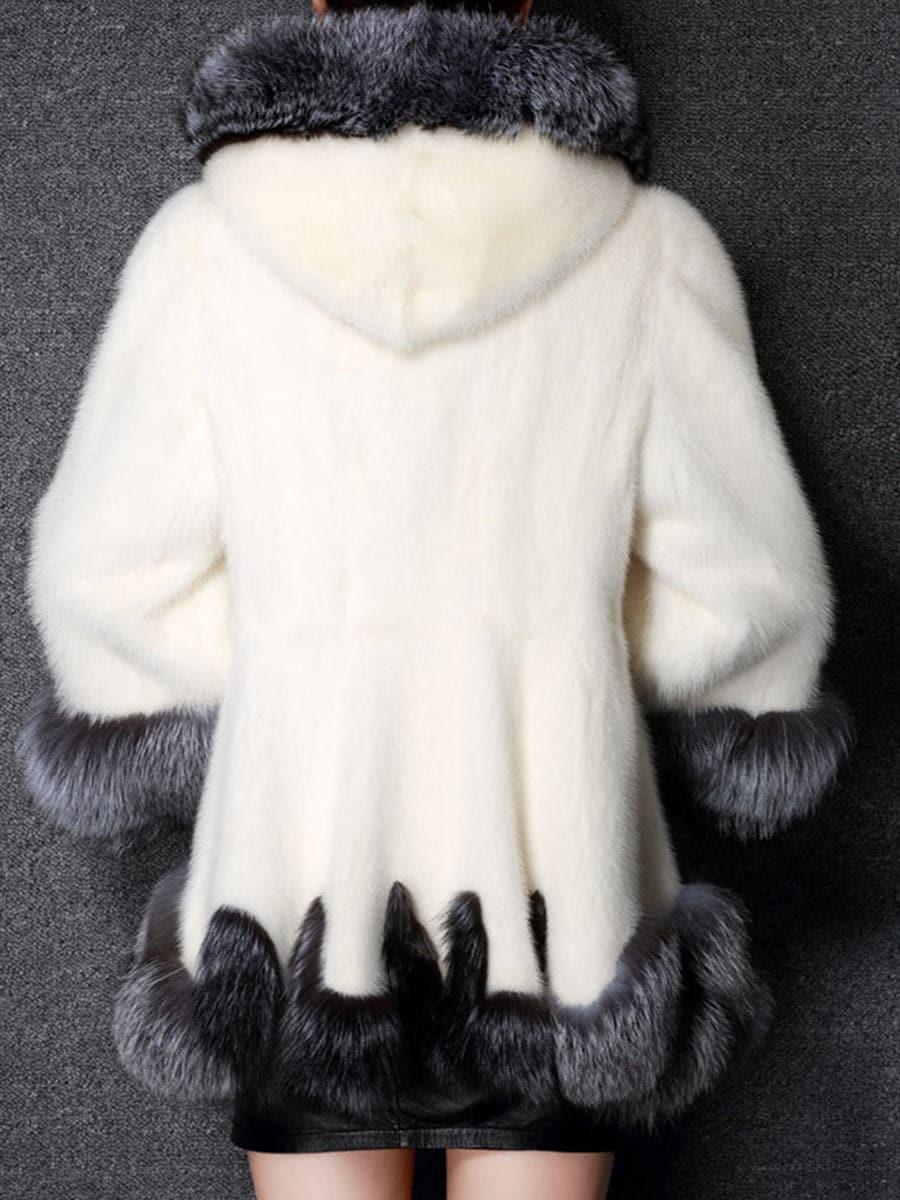 Fox Fur Vest Faux Mink Coat MSF005 - MISS ORD