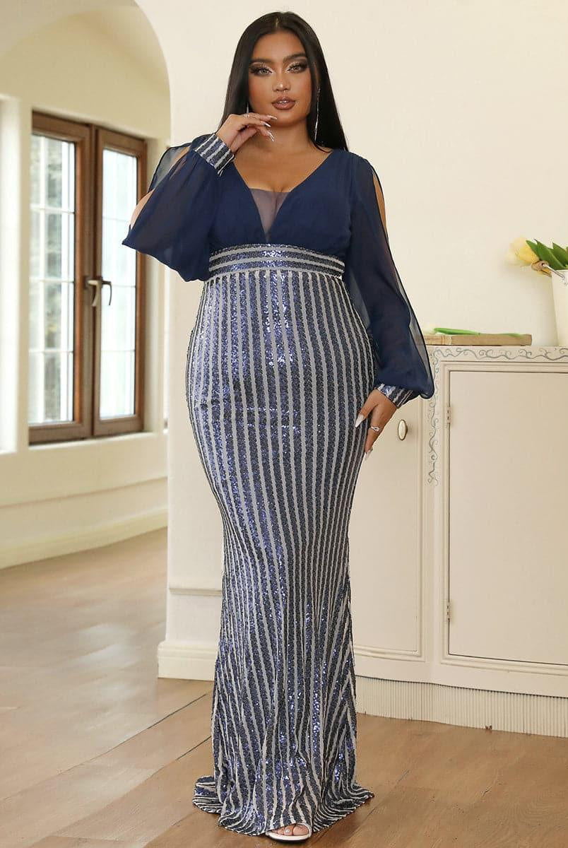 Mermaid Cutout Prom Dress XH2075 - MISS ORD