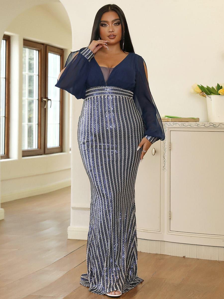 Mermaid Cutout Prom Dress XH2075 - MISS ORD