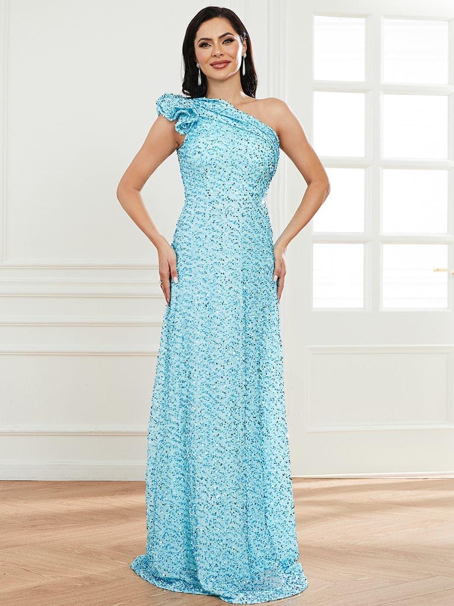 One Shoulder Prom Dress XJ913 - MISS ORD