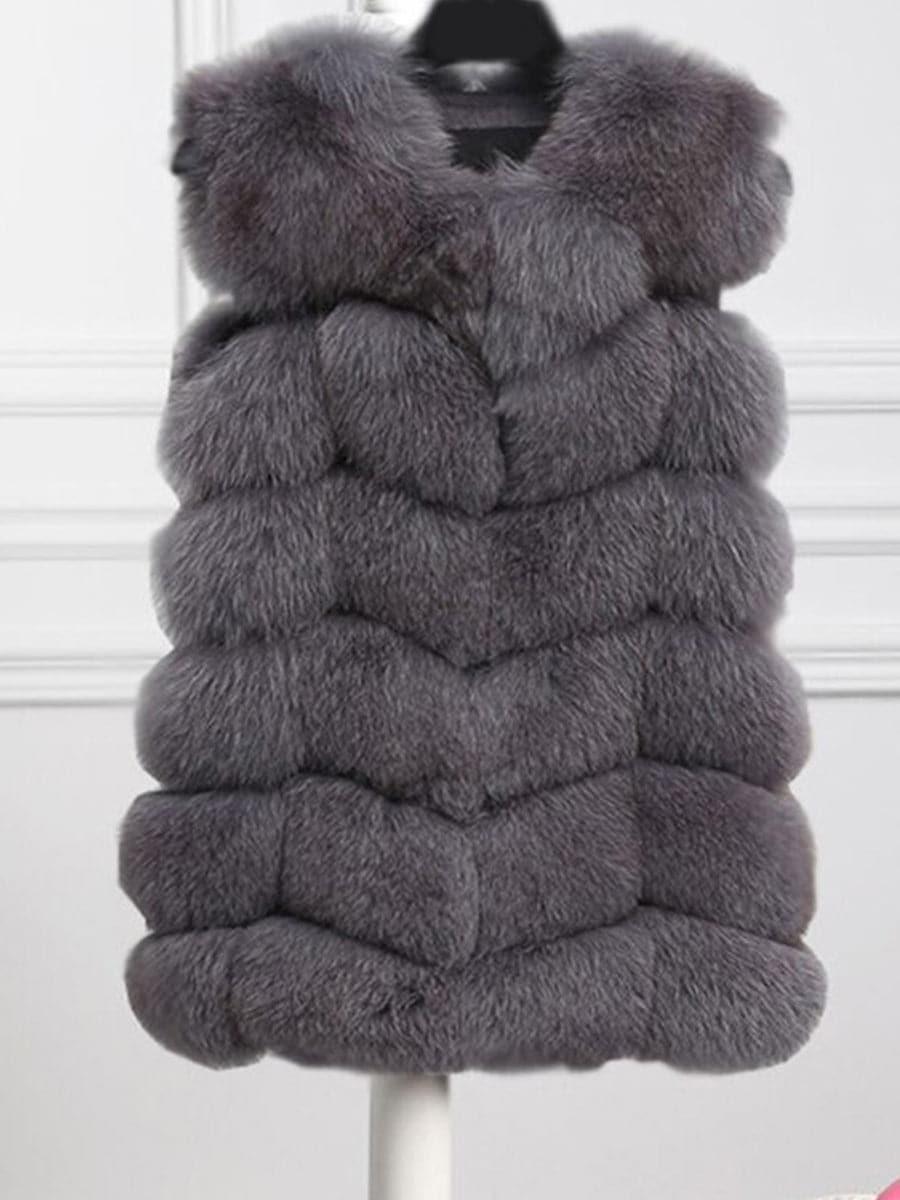 Faux Fur Vest MSF006 - MISS ORD