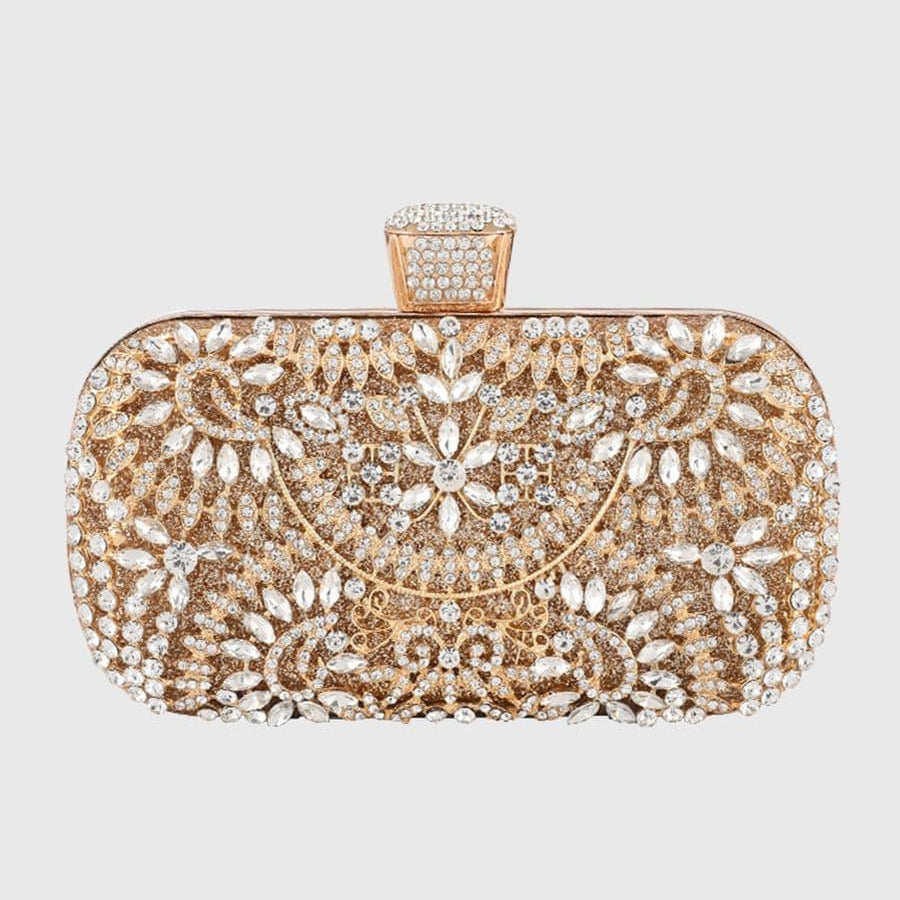 Inlay Rhinestone Dinner Clutch Bag MNBF013 - MISS ORD