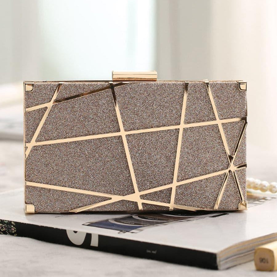 Metal Nest Box Evening Clutch Bag MNBF004 - MISS ORD