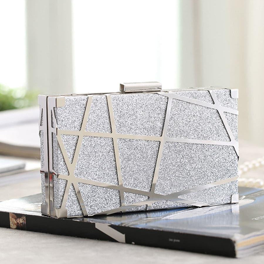 Metal Nest Box Evening Clutch Bag MNBF004 - MISS ORD
