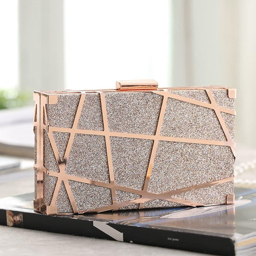 Metal Nest Box Evening Clutch Bag MNBF004 - MISS ORD