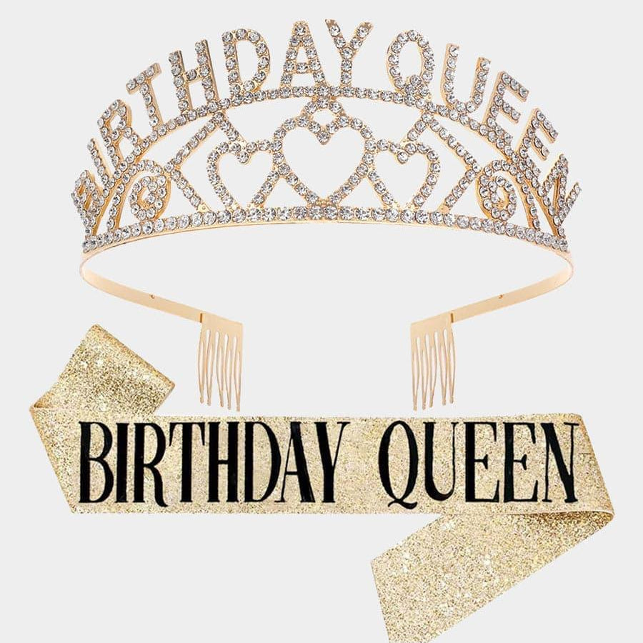 Inlay Stone Birthday Queen Baldric Headpieces MHG0011 - MISS ORD