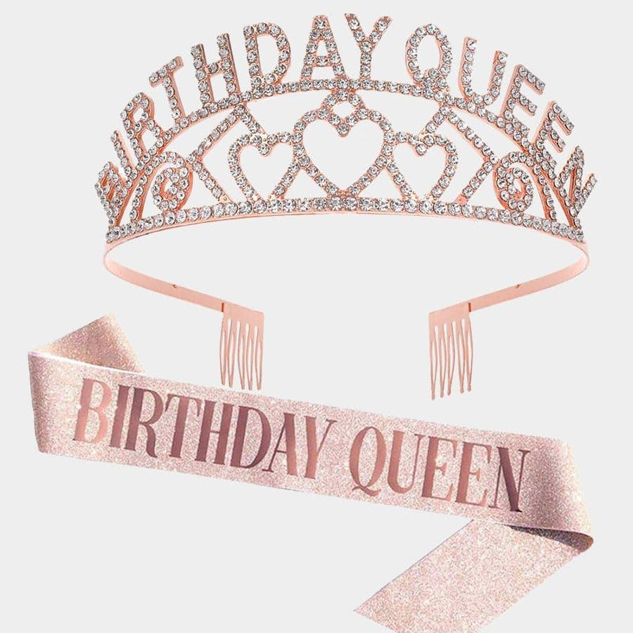 Inlay Stone Birthday Queen Baldric Headpieces MHG0011 - MISS ORD