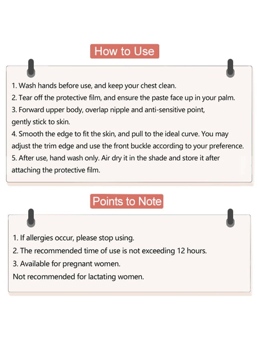 Feminine Chinlon Silicone Wireless Bra Nipple Covers MNY10011 - MISS ORD