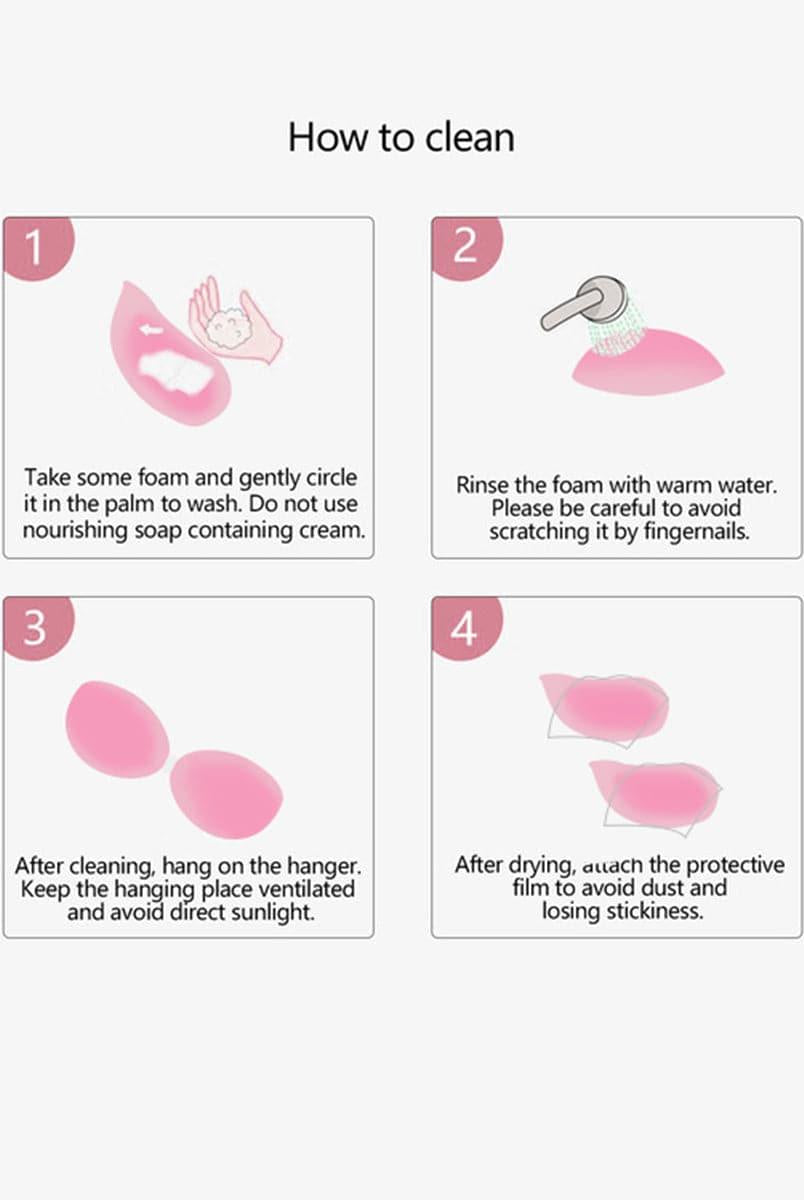 Rabbit Ears Lift Breast Bridal Backless Bra Nipple Covers MNY10010 - MISS ORD