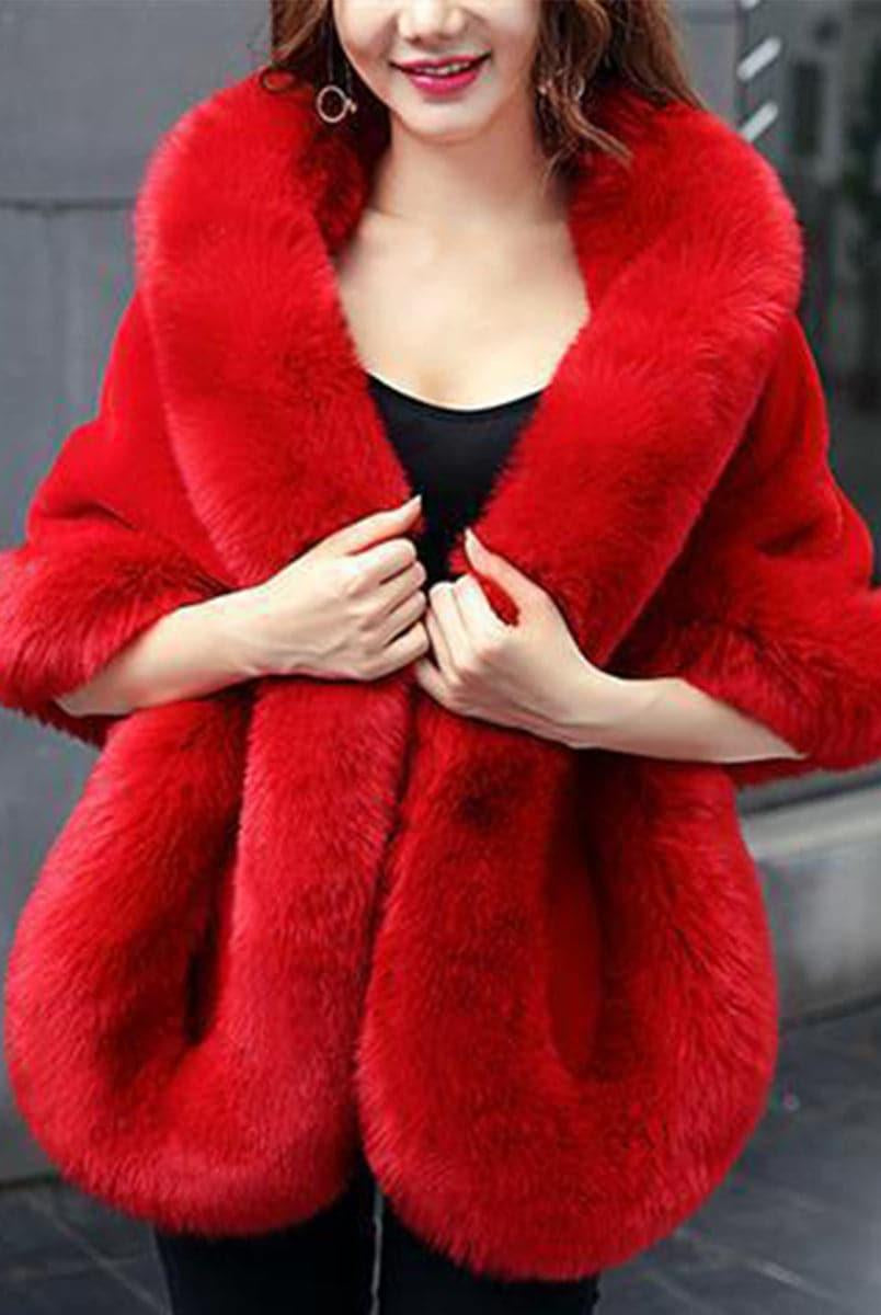 Keep Warm Faux Fur Coat MSF021 - MISS ORD