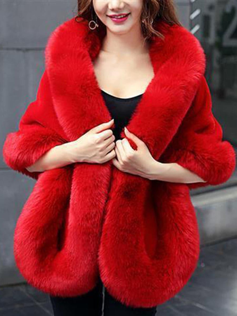 Keep Warm Faux Fur Coat MSF021 - MISS ORD
