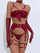 Sexy Garter Hollow Sexy Lingerie Four-piece Set MSL041 - MISS ORD