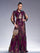 Stand Collar Cutout Sleeve Sequin Abaya Maxi Dress ME00330