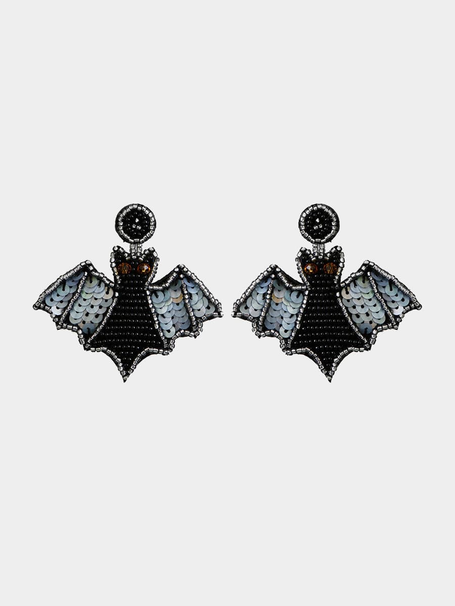 Creative Bat Halloween Earrings MSE00157 MISS ORD