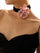 Serving Chic Style Rosette Flower Choker Necklace MSE00167 - MISS ORD