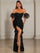 Off Shoulder Sequin Prom Dress WY69