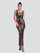 Square Neck Split Cocktail Dress RD50152 - MISS ORD