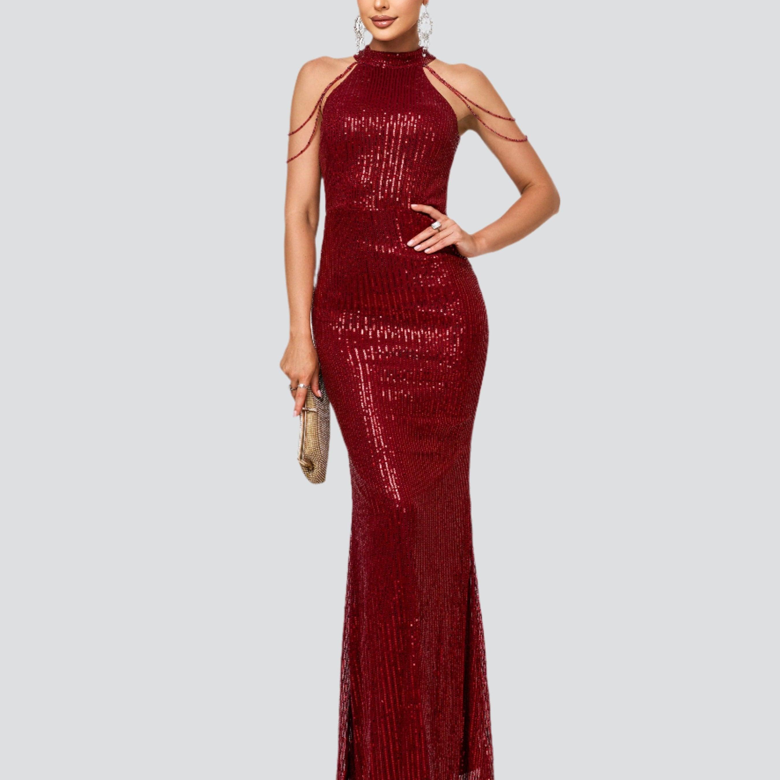 Missord Formal Halter Neck Sequin Prom Dress RJP1081 Online Sale MISS ORD Missord Formal Halter Neck Sequin Prom Dress RJP1081 Online Sale MISS ORD