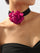 Serving Chic Style Rosette Flower Choker Necklace MSE00167 - MISS ORD