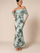Off-The-Shoulder Sequin Floral Mesh Maxi Dress