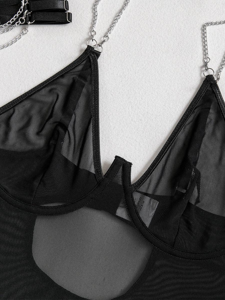 Sexy See Through Chain Teddy MSL030 - MISS ORD