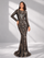 Long Sleeve Sequin Formal Dress FT8578