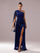 One Shoulder Cloak Prom Dress MCB0931