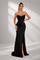 Strapless Ruched Corset Split Prom Dress XF05715