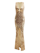 Split Sequin Mermaid Dress M01087
