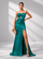 Corset Strapless Split Plain Maxi Dress GM90016